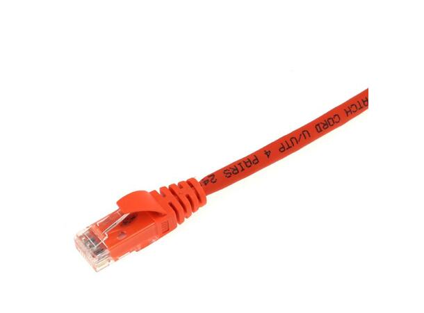 ECS Patchkabel Cat6 UTP Orange Halogenfri RJ45 